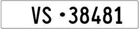 Truck License Plate